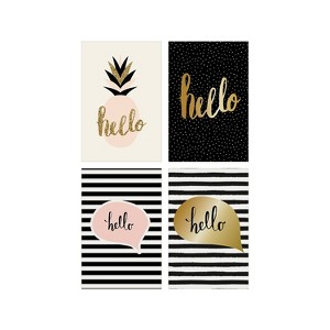 Better Office Hello Cards with Envelopes 6" x 4" Assorted Colors 100/Pack (64561)  - 1 of 1