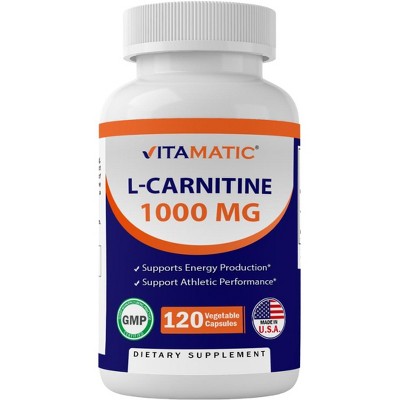 L-Carntitine Fumarate 1000 mg - 120 Vegetable Capsules