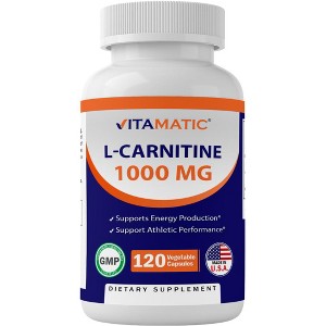 L-Carntitine Fumarate 1000 mg - 120 Vegetable Capsules - 1 of 4