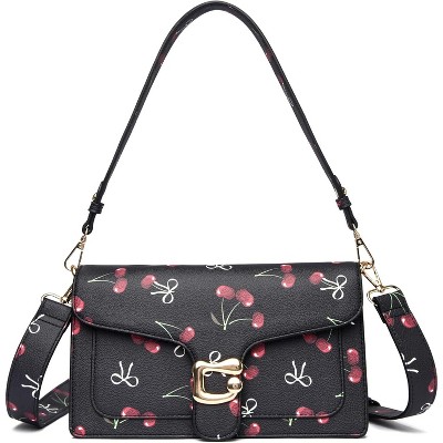 Crossbody Bags for Women Trendy - Small Bag Leather Handbags Evening Clutch with 2 Straps