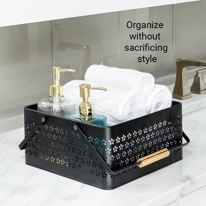The Lakeside Collection Metal Storage Basket - 1 of 4