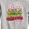 Boys' - Teenage Mutant Ninja Turtles - Merry Christmas Dude Graphic Long Sleeve Fleece Sweatshirt - 2 of 4