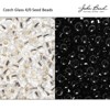 John Bead Czech Glass Seed Beads 4/0 (22g) Crystal Silver Lined Bead for Jewelry Making - 3 of 4