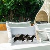 Stupell Industries Winter Herd of Horses Outdoor Decorative Throw Pillow, 14 x 20 - 3 of 3