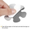 Unique Bargains Non Slip Bathtub Stickers Safety Shower Treads Adhesive Decal Flower Shape with Scraper for Stairs Tub Gray 20 Pcs - 4 of 4
