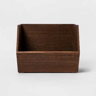 Paulownia Wood Potato Bin Dark Brown - Threshold™