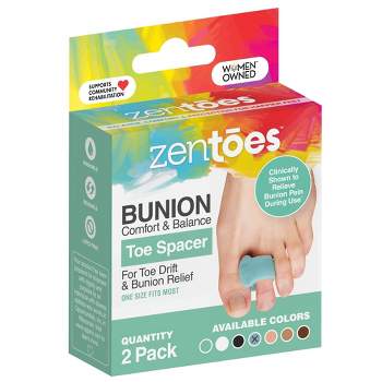 ZenToes Silicone Toe Spacers for Correct Toe Alignment – Blue