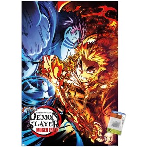 Trends International Demon Slayer: Mugen Train - Versus One Sheet Unframed Wall Poster Prints - 1 of 4