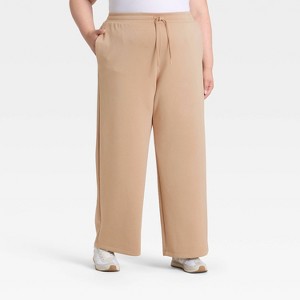 Women's Airy Sleek Wide Leg Sweatpants - All In Motion™ - 1 of 3