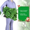 NAYSAYE Artificial Tree 5FT Classic Pencil Christmas Tree Green Pine Decoration for Holiday Home, Green, 26"*26"*60" - 3 of 4