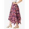 Roaman's Women's Plus Size Tall Handkerchief Hem Skirt - image 4 of 4