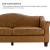 Bruno 78.75" Wide Genuine Leather Sofa with Solid Tapered Wood Legs|ARTFUL LIVING DESIGN - 4 of 4