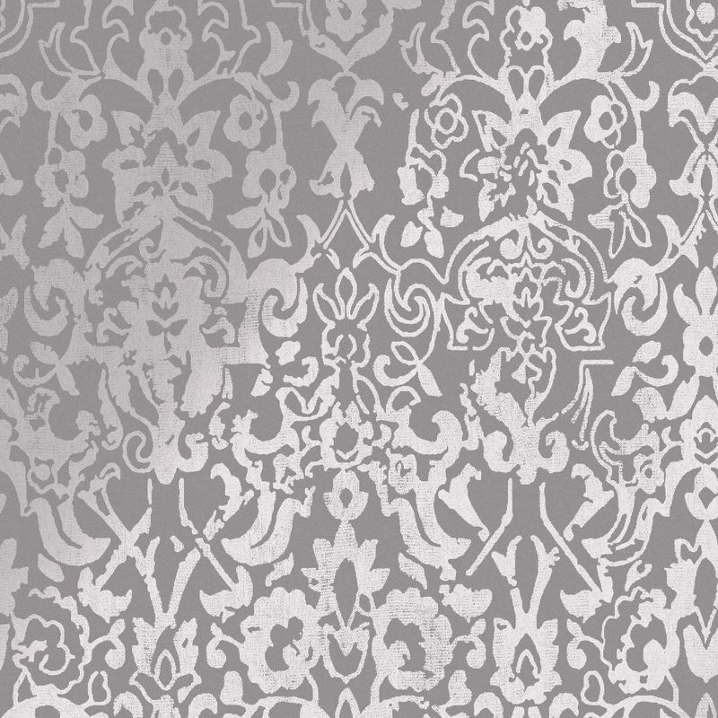 NEXT Majestic Damask Grey Wallpaper, 1 of 7