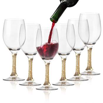 Big Wine Glasses Oversized, Giant Wine Glass, Huge Wine Bottle, Extra Large  Wine Glasses With Stem,set of 2 Glass Bottles 26 Oz / 780 Ml 