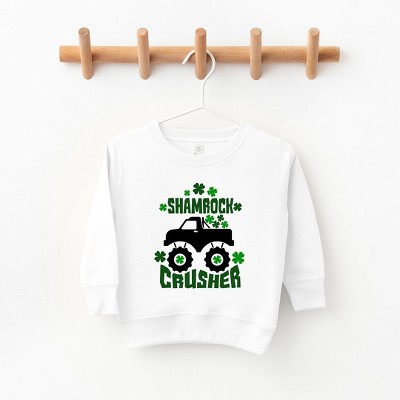 The Juniper Shop Shamrock Crusher Toddler Graphic Sweatshirt