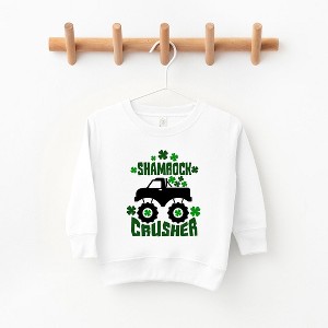 The Juniper Shop Shamrock Crusher Toddler Graphic Sweatshirt - 1 of 2