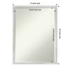 Amanti Art Svelte Petite Bevel Wood Bathroom Wall Mirror - 4 of 4