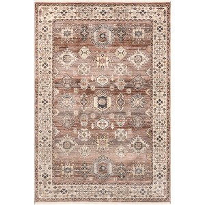 Nuloom Kelsee Vintage 4x6 Indoor Area Rug for Living Room Bedroom Dining Room Kitchen, Rust/Ivory - 1 of 4