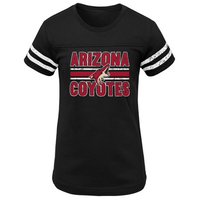  NHL Arizona Coyotes Girls' Netminder Fashion T-Shirt - XL 