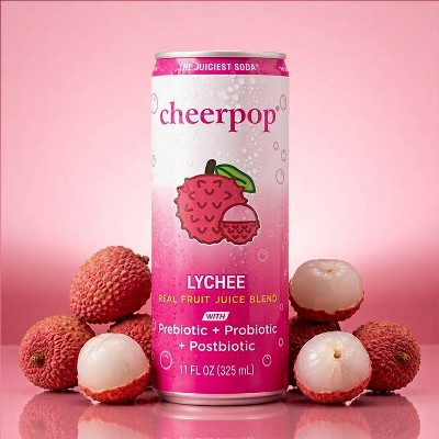 cheerpop Lychee Juice Drink - 11 fl oz Can