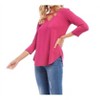 Women's Cut-Out Shirttail Tee - Karen Kane - 2 of 3