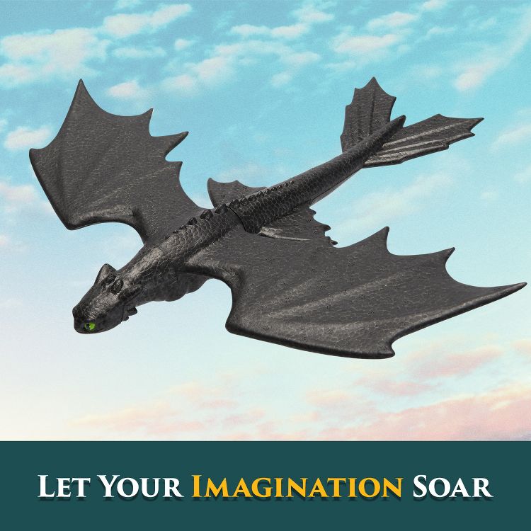 How to Train Your Dragon Gliding Toothless Figure : Target