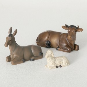 Sullivans Animal Nativity Set of 3, Multicolor, Indoor Christmas Decor - 1 of 2