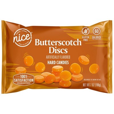 Nice Discs Hard Candy Butterscotch, 7.0 oz