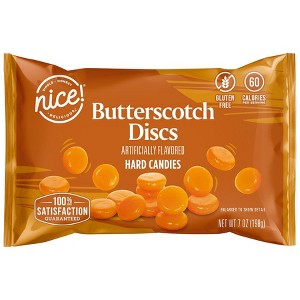 Nice Discs Hard Candy Butterscotch, 7.0 oz - 1 of 2