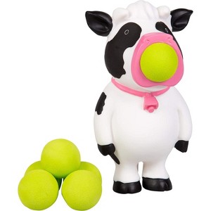 Hog Wild Cow Popper Toy - Shoot Foam Balls Up to 20 Feet - 6 Balls Included - Age 4+ - 1 of 4