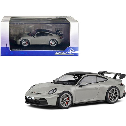 Porsche 911 (992) GT3 Chalk Gray with Black Top 1/43 Diecast Model Car by  Solido