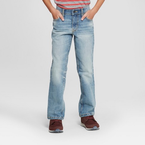 Mechanical Stretch Twill Plain Front Pants (Boys/Husky Relaxed Fit)