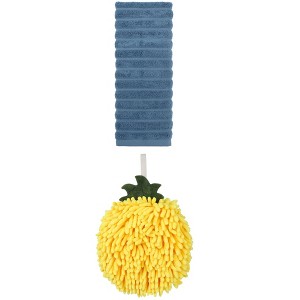 REGALWOVEN Absorbent Quick Drying Solid Decorative Hand Towels for Bathroom 14" x 30"/6" x 6" 2 Pcs - 1 of 4