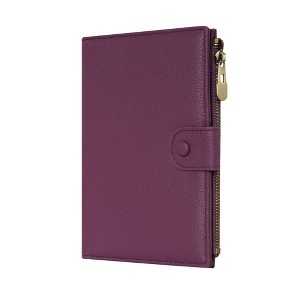 Generic Leather Passport Cover Travel Wallet RFID Blocking – Passport Holder Slot - 1 of 4