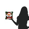 C&F Home 8" x 8"  Woodland Fox Hooked Christmas Throw Pillow - 3 of 3