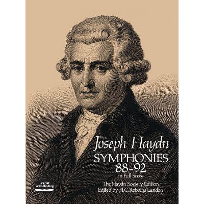 Symphonies 88-92 in Full Score - (Dover Music Scores) by  Joseph Haydn (Paperback)