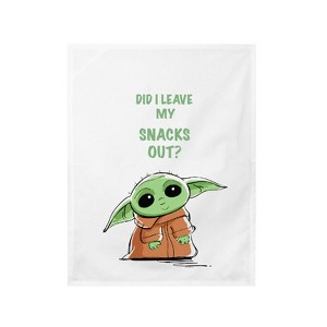 Star Wars Grogu Snacks Kitchen Dish Towel - 1 of 1