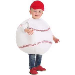 HalloweenCostumes.com Infant Big League Baseball Costume - 1 of 2
