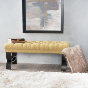 Scarlette Tufted Ottoman Bench - Christopher Knight Home - 1 of 4