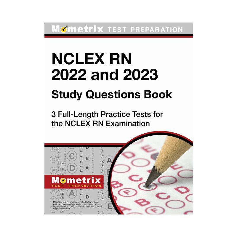 NCLEX RN 2022 and 2023 Study Questions Book - 3 Full-Length Practice Tests for the NCLEX RN Examination - by  Matthew Bowling (Paperback), 1 of 2