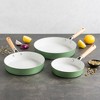 Nordic Ware Cardamom™ 3 Piece Nonstick Frying Pan Set - 4 of 4