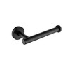 2-Pack Matte Black SUS304 Stainless Steel Toilet Roll Holders, Rustproof Bathroom Tissue Dispensers, Wall-Mounted Paper Holder Set - 4 of 4