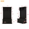 Hall Tree with Storage, 4-in-1 Design Coat Rack with Hooks for Foyer, Mudroom, Hallway, Living Room Shoe Bench for Entryway and Hallway - 2 of 4
