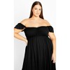 Women's Plus Size Tiarne Maxi Dress - black | CITY CHIC - image 3 of 4