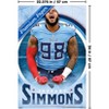 Trends International NFL Tennessee Titans - Jeffery Simmons 25 Unframed Wall Poster Prints - 3 of 4