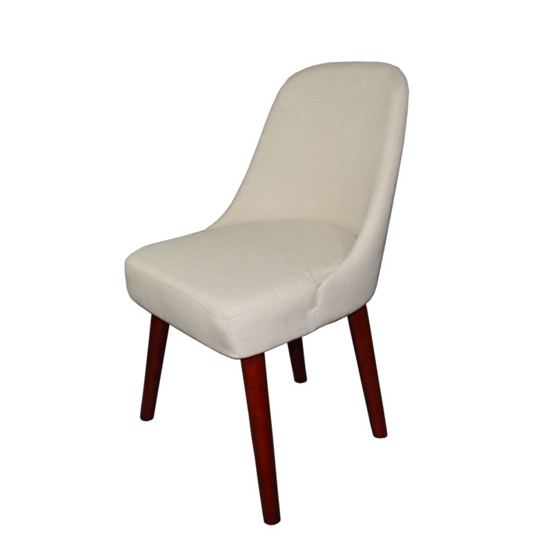 Armless Accent Chair Cream - Ore International, 1 of 4