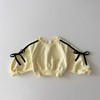 MyKids-USA Autumn Baby Kids Girls Casual Bows Tied Pullover And Pants Clothing Set - 3 of 4