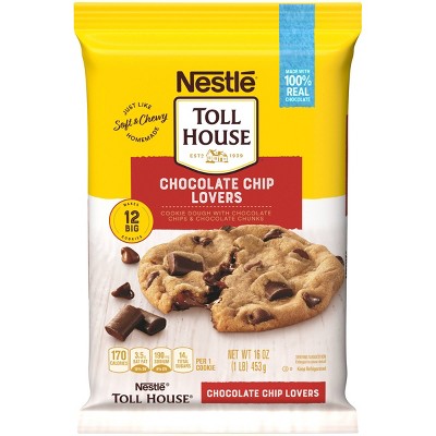 Nestle Tollhouse Ultimates Chocolate Chip Lovers Cookie Dough - 16oz/12ct