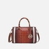 MKF Collection Eleanor Faux Crocodile-Embossed Vegan Leather Women’s Satchel by Mia K - 2 of 4
