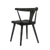 2 Pieces Set Dining Side Chair Rustic Modern Farmhouse Design Retro Design Easy to Assembly - 3 of 4